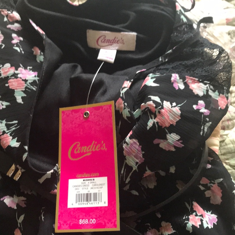 NWT Black Floral Maxi Dress - Picture 5 of 8